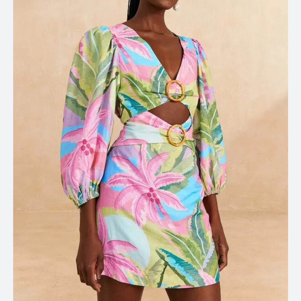 Farm Rio Beach Vibe Dress Medium NWT